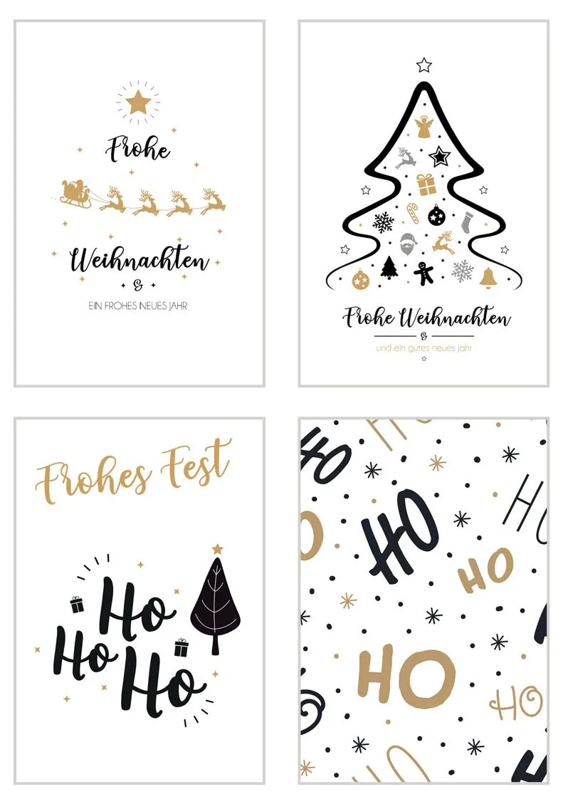 Edition Seidel 20679 kerstkaarten set 20 stuks met envelop