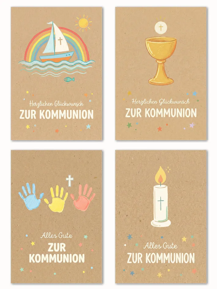 Edition Seidel 31754 communiekaarten set van 12 met envelop