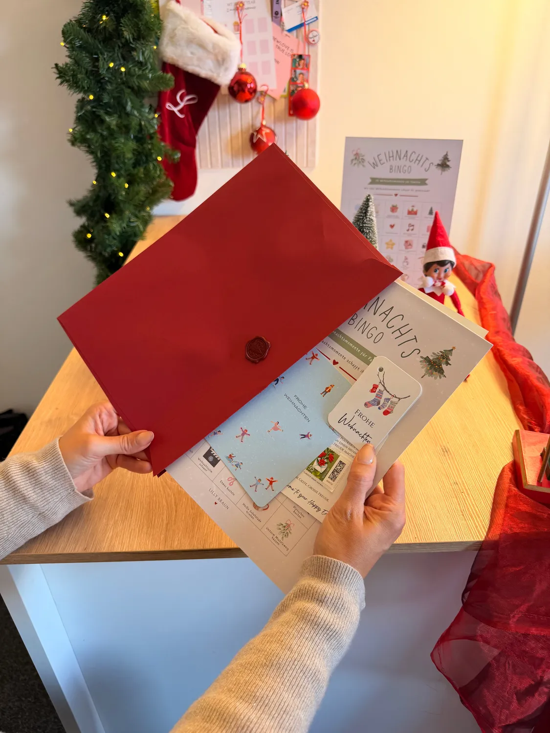 Lilly Braun Wichtelpost 2 magische Weihnachtsmissionen kaartenset kerst