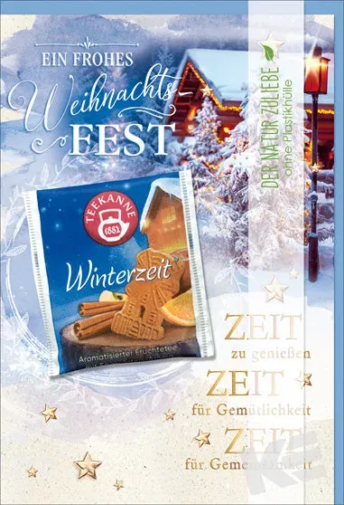 Kurt Eulzer 22-1665 theekaart Tea Time winterhuis
