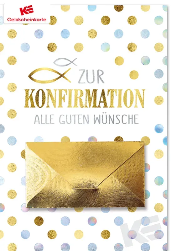 Kurt Eulzer 11-1074 confirmatie geldkaart goud 1 stuk