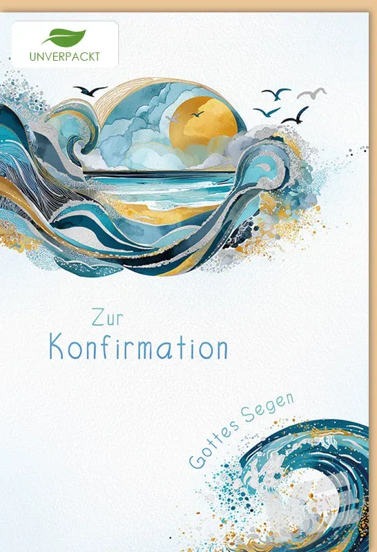 Kurt Eulzer 11-1102 confirmatiekaart zon golf structuur