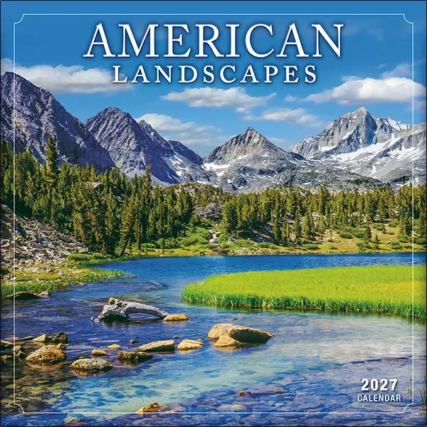 Sellers Publishing American Landscapes 2027 wandkalender landschap