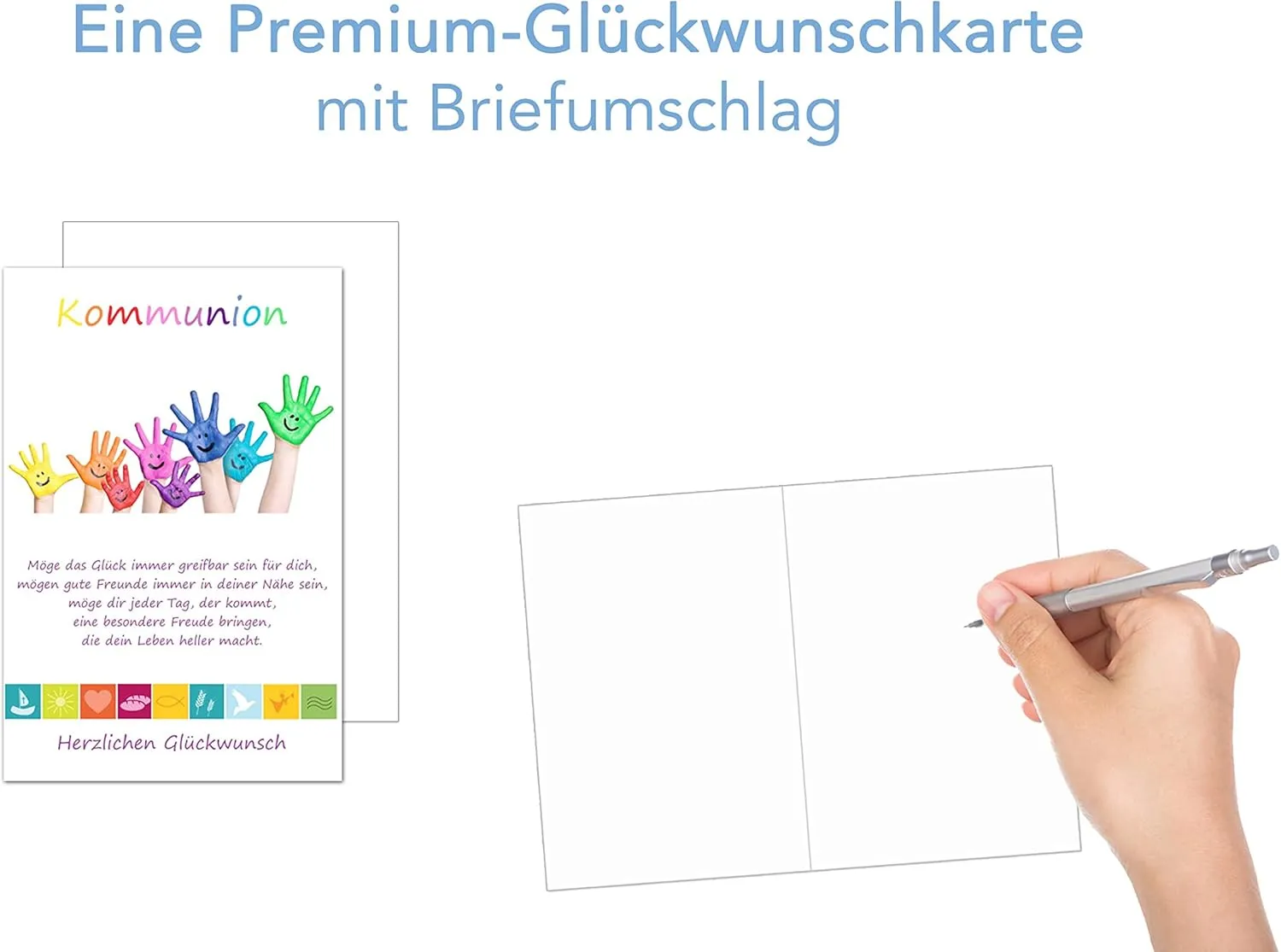 Edition Seidel Premium KO180 SW023 communiekaart handen