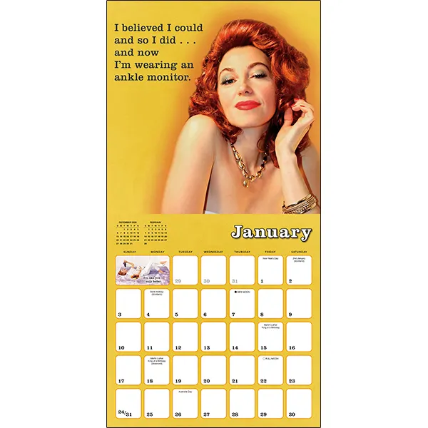 Sellers Publishing The B Word wandkalender 2027 humor