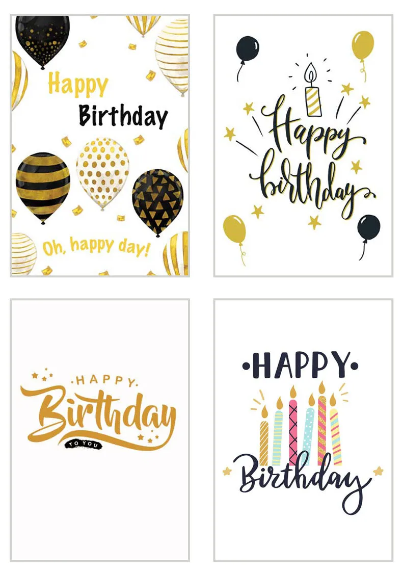 Edition Seidel 20808 verjaardagskaarten set van 20 met envelop
