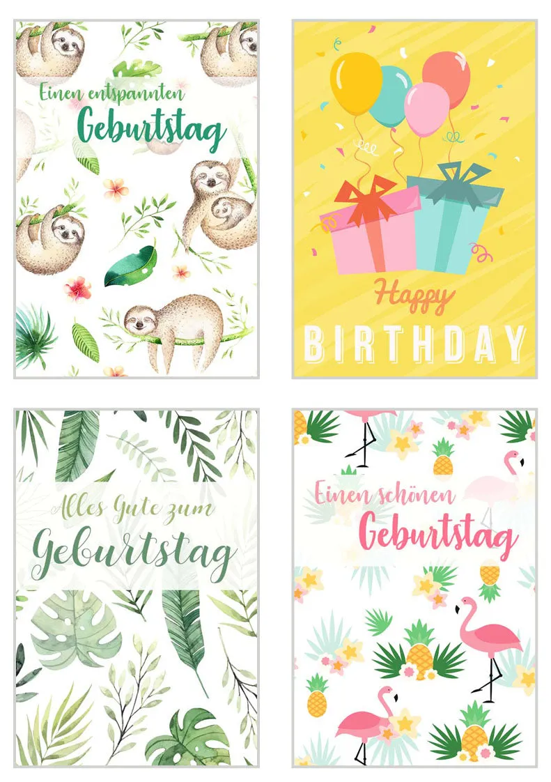 Edition Seidel 20846 verjaardagskaarten set 20 premium