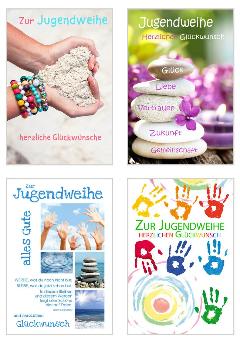 Edition Seidel 20198 jeugdwijding kaarten set 9 stuks
