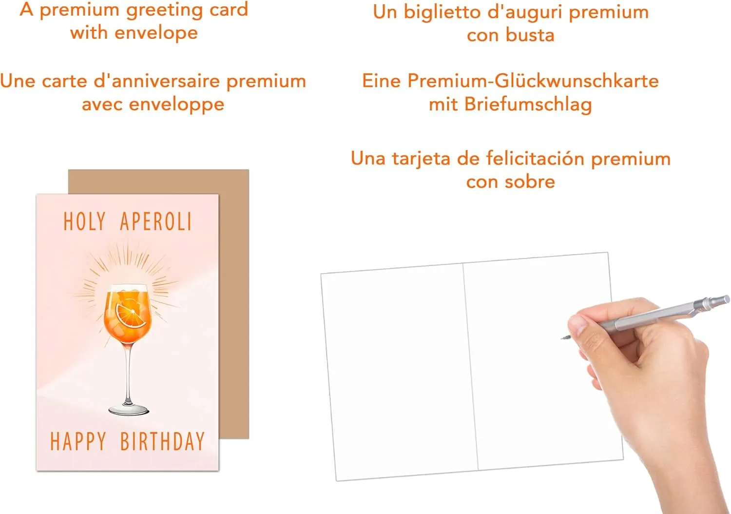 Edition Seidel Holy Aperoli verjaardagskaart met envelop