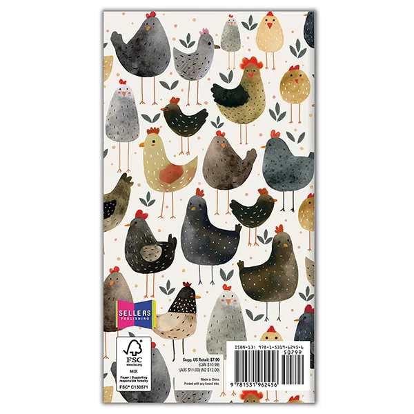 Sellers Publishing Happy Hens 2027 zakagenda 29 maanden