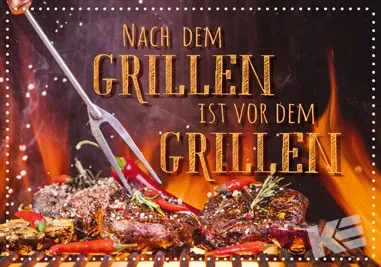 Kurt Eulzer That's Life 30-1661 wenskaart barbecue 10 stuks