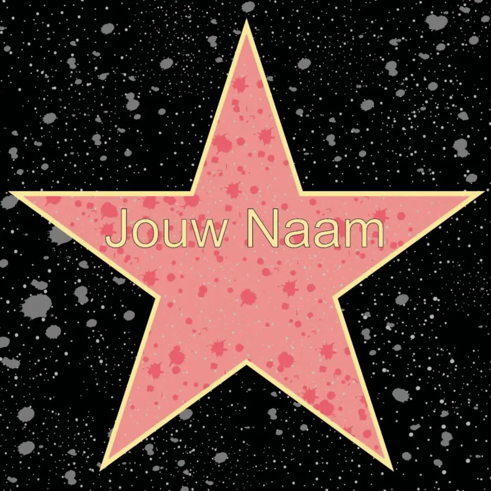 Gozi Walk of Fame Stoeptegel tegel persoonlijk