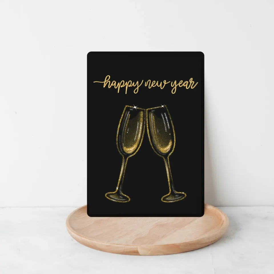Lilly Braun Happy New Year 5023 nieuwjaarskaart A6