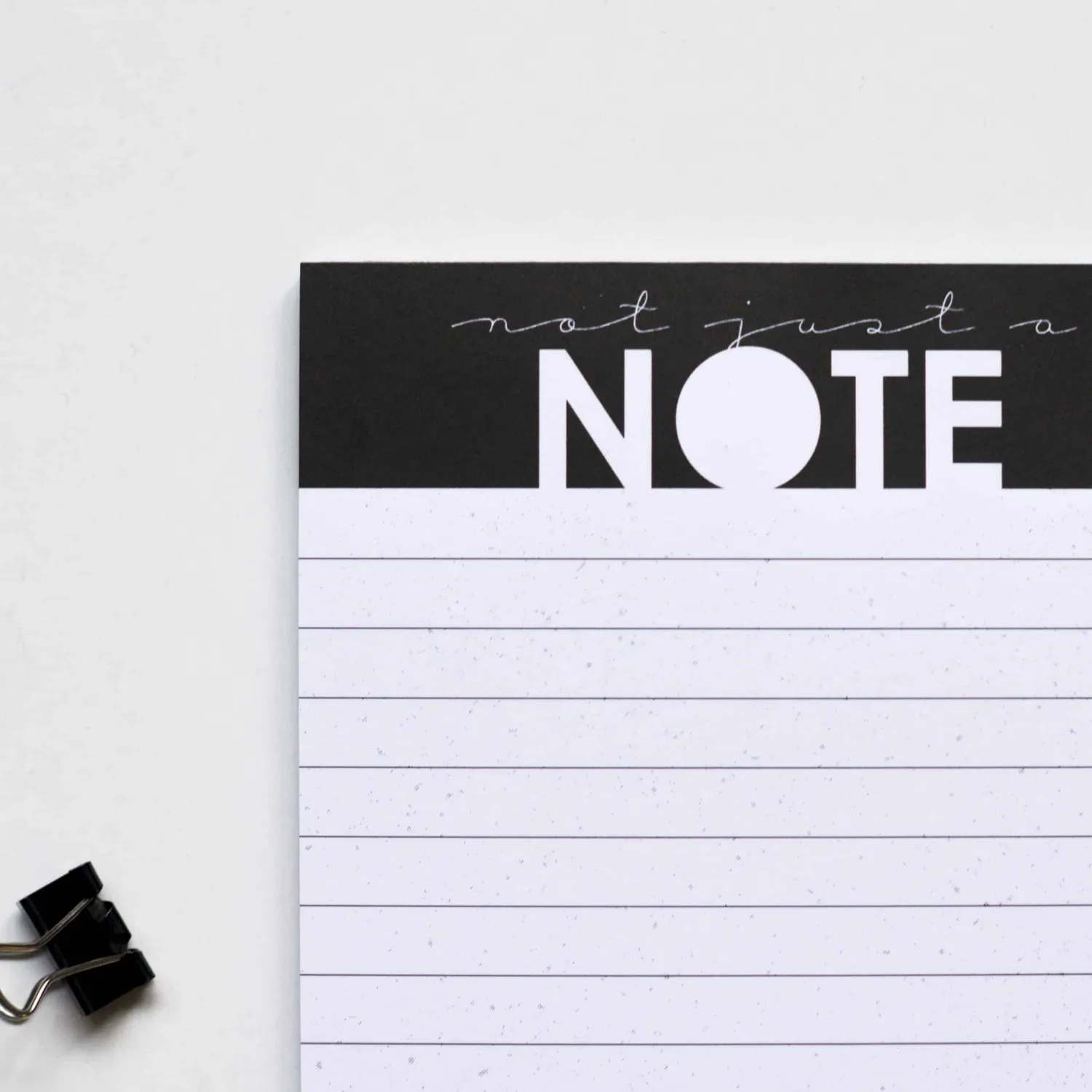 moodz design Not just a note notitieblok A6 50 vel
