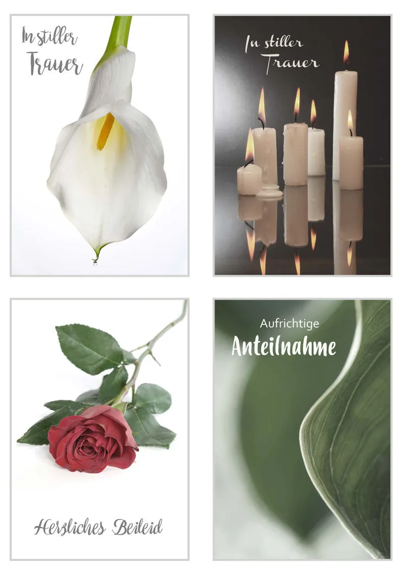 Edition Seidel 20196 rouwkaarten set 12 met envelop