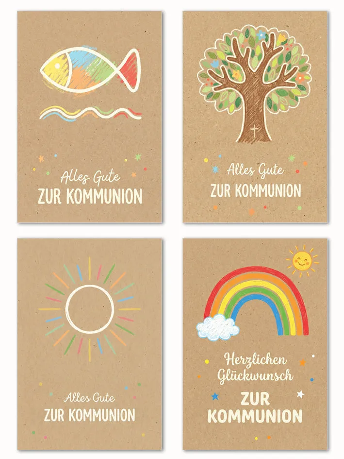 Edition Seidel 31754 communiekaarten set van 12 met envelop