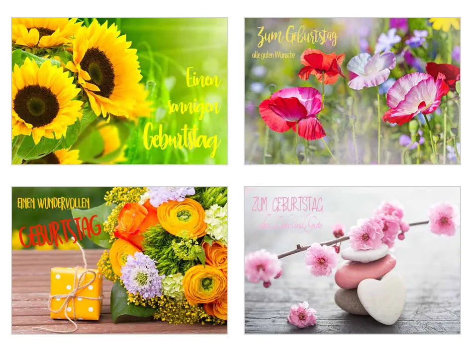 Edition Seidel Premium verjaardagskaarten 21240 set 20 met envelop