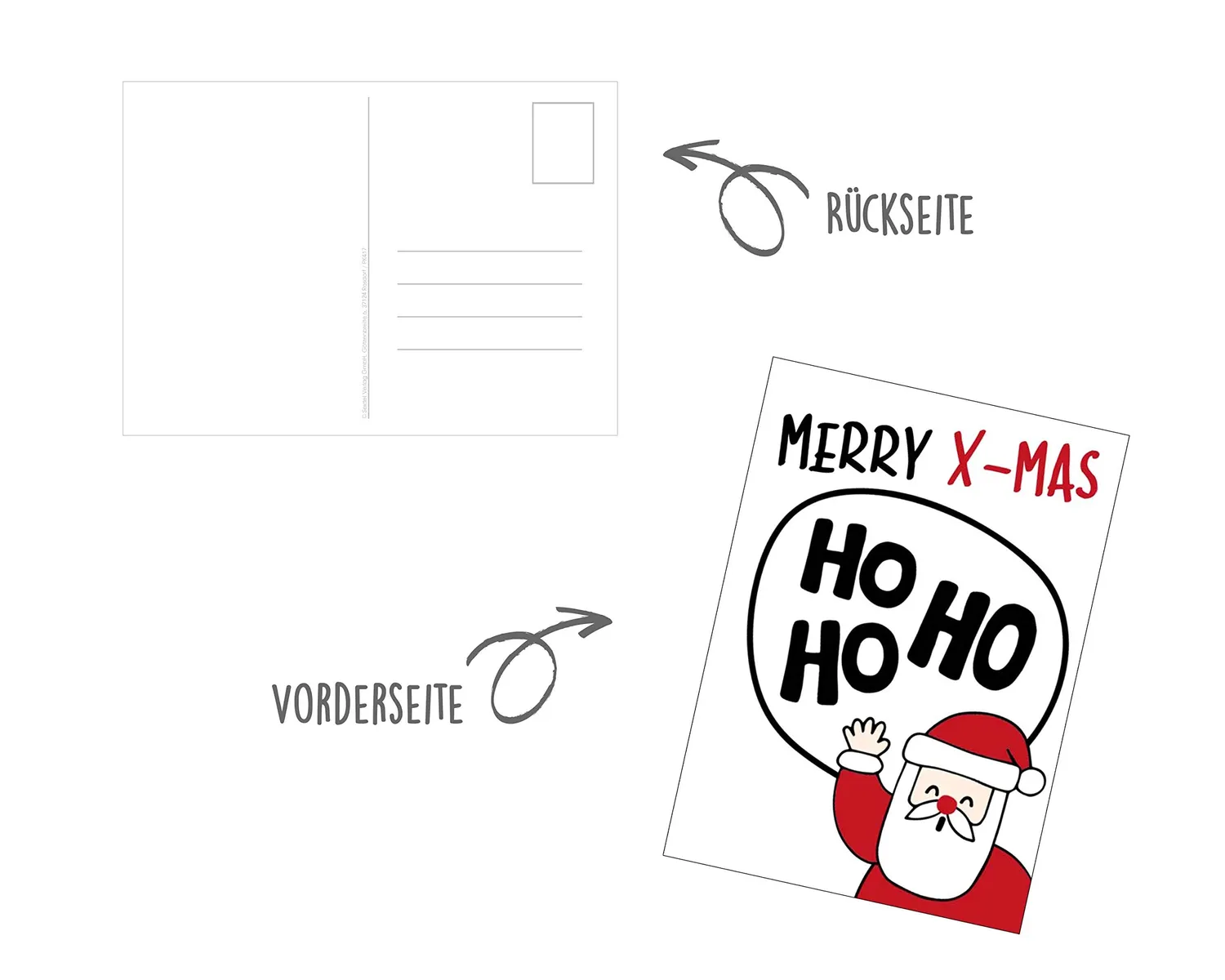 Edition Seidel kerstpostkaarten Set 1 set 50 stuks zijdemat