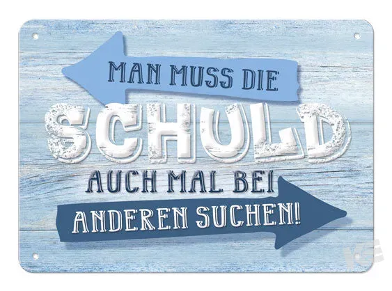 Kurt Eulzer 01-0512 metalen bord 21x15cm spreuk