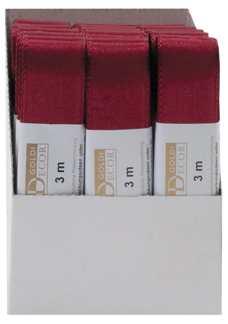 Kurt Eulzer 02-0564 taftlint bordeaux 25 mm 15 x 3 m