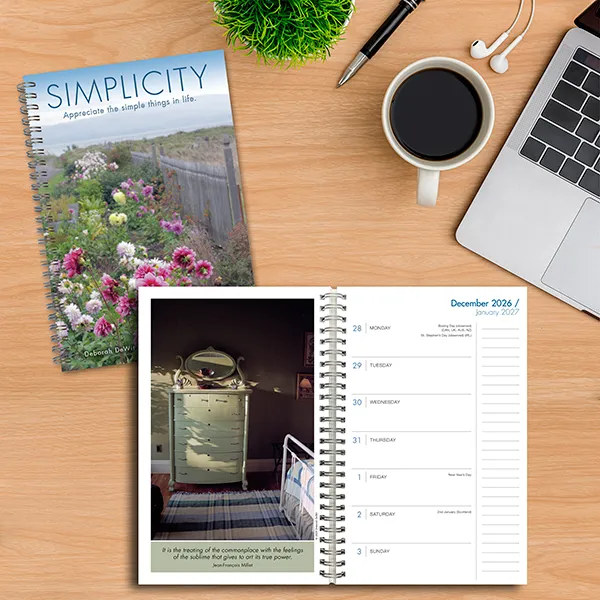 Simplicity 2027 weekagenda fotografie rustgevend