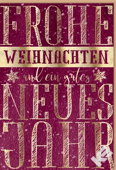 Kurt Eulzer 22-1422 kerstkaart prégetekst