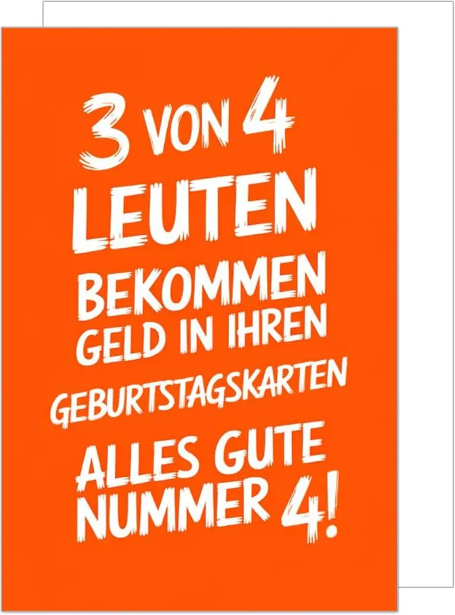 Edition Seidel G3620 SW024 verjaardagskaart met envelop grappig