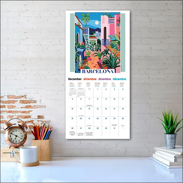 Sellers Publishing The Art of Travel 2027 wandkalender