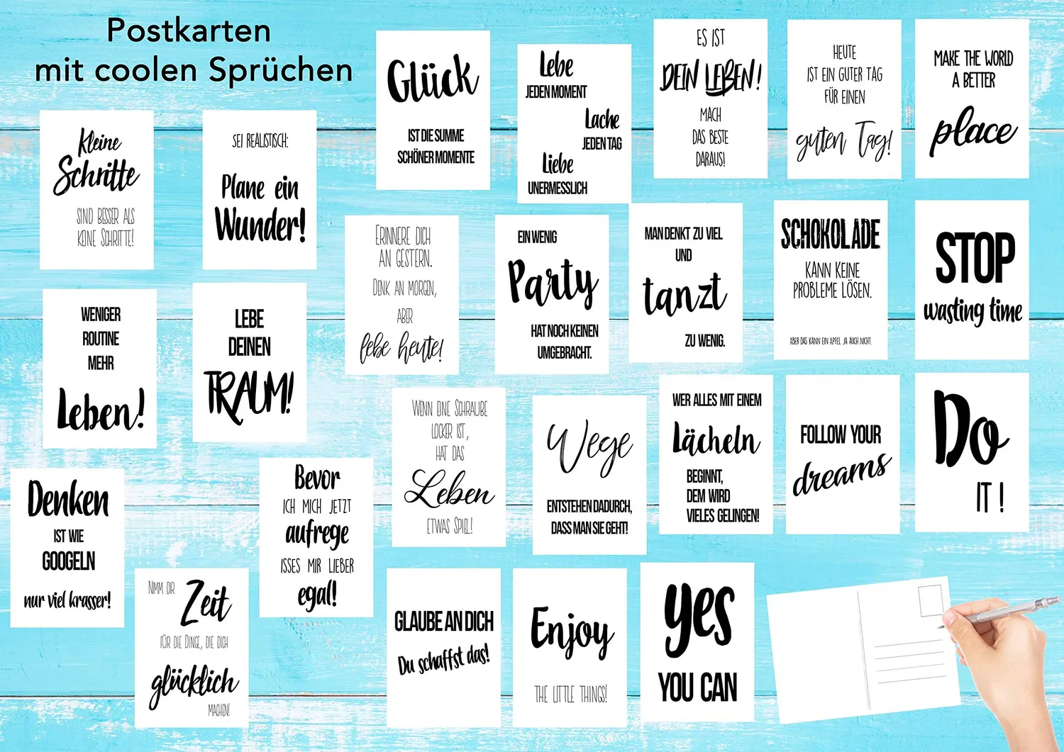 Edition Seidel Leben & Momente postkaarten 24 engels