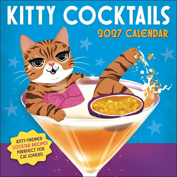 Sellers Publishing Kitty Cocktails 2027 wandkalender katten