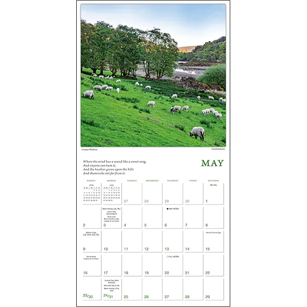 Sellers Publishing The Spirit of Ireland 2027 wandkalender Ierland