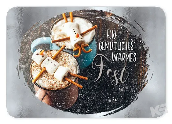 Kurt Eulzer 20-1416 kerst postkaarten 10 stuks marshmallow