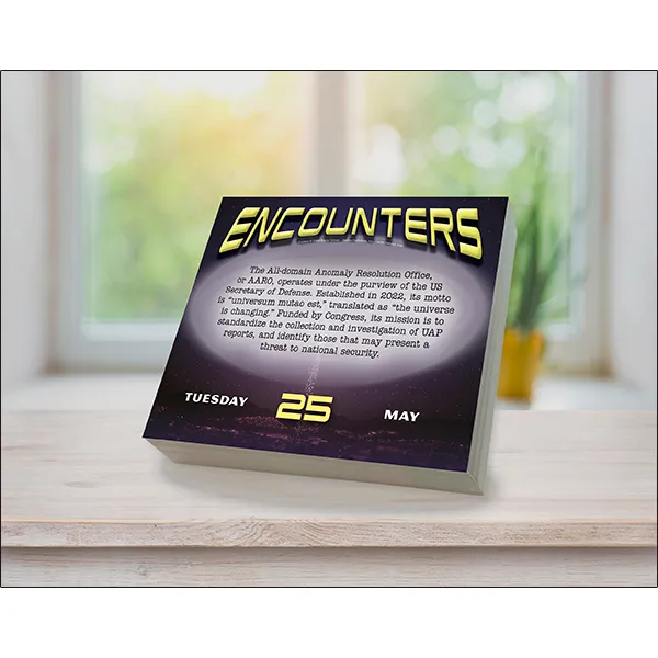 Sellers Publishing Encounters 2027 scheurkalender UFO