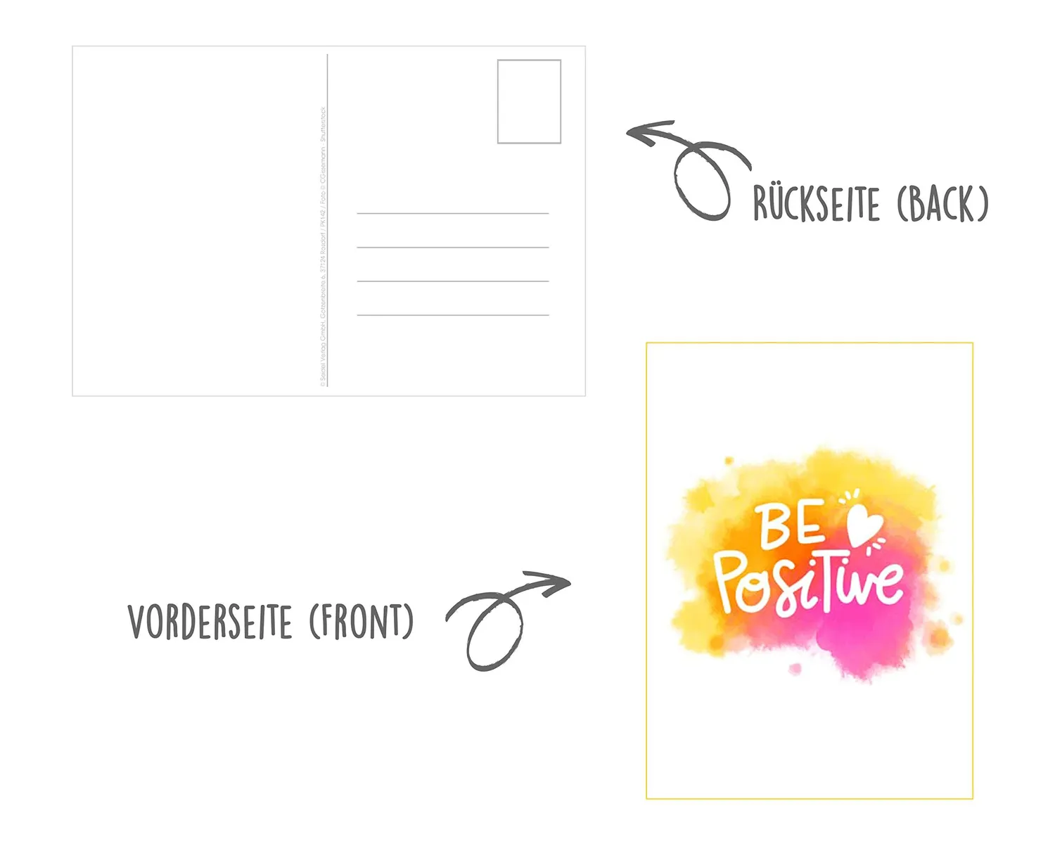 Edition Seidel spreuken postkaarten set 1 12 stuks