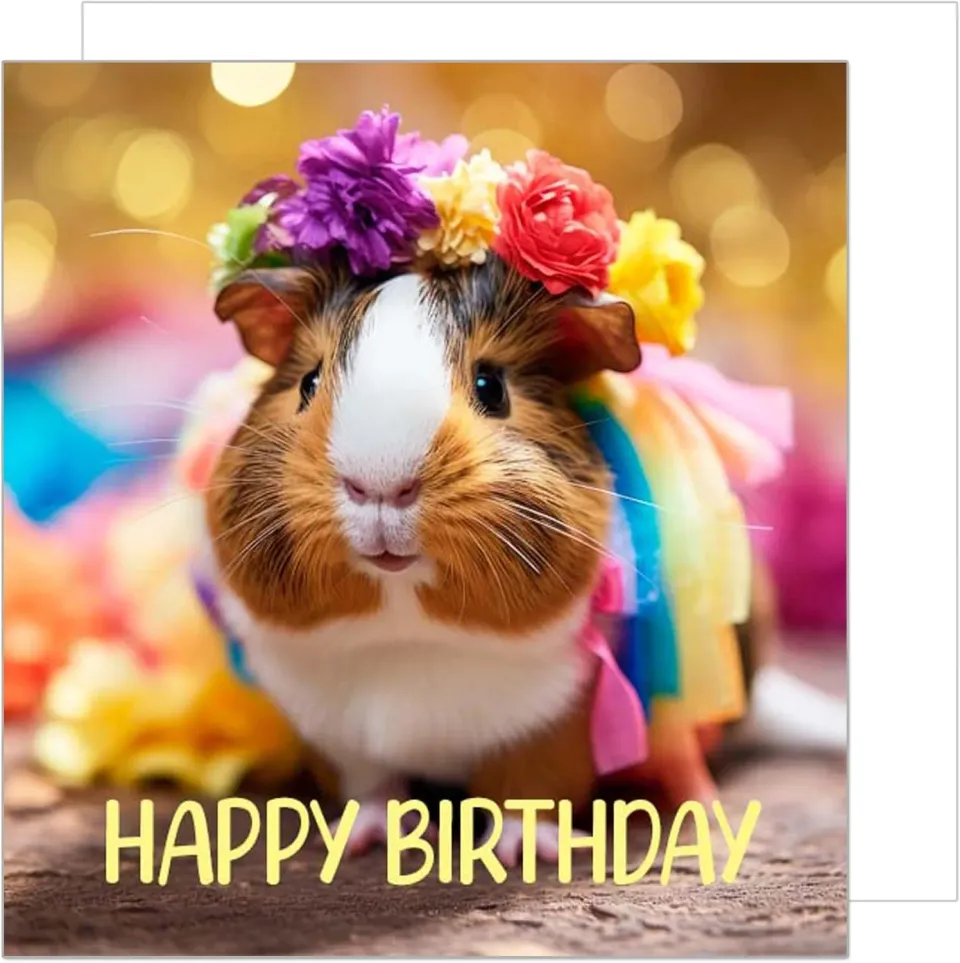 Edition Seidel GQ170 verjaardagskaart vierkant cavia