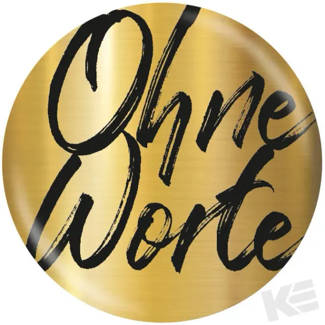 Kurt Eulzer 01-0439 Magneet Button Ohne Worte folie
