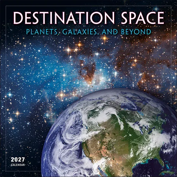 Sellers Publishing Destination Space 2027 wandkalender heelal