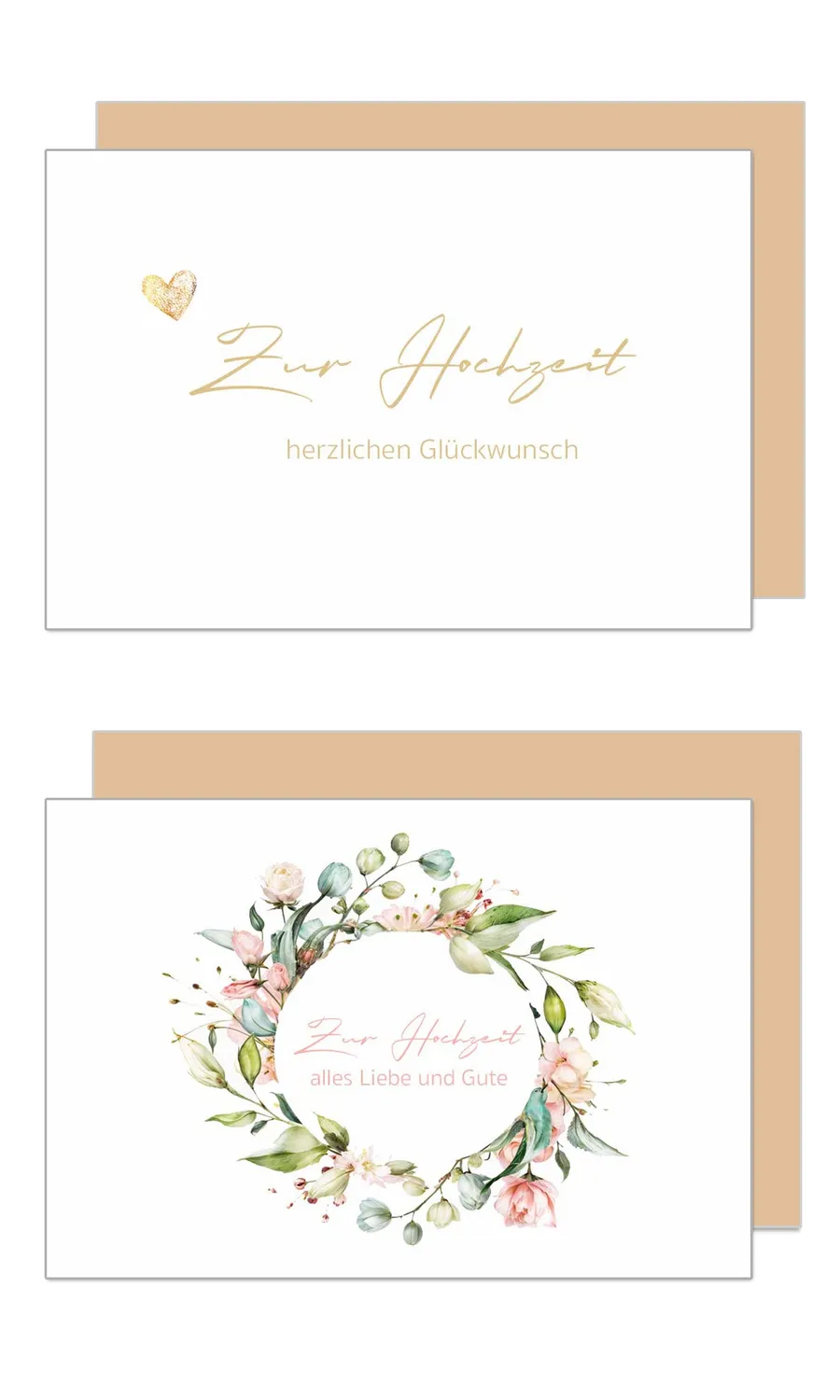 Edition Seidel set 10 huwelijkskaarten 20191 met enveloppen