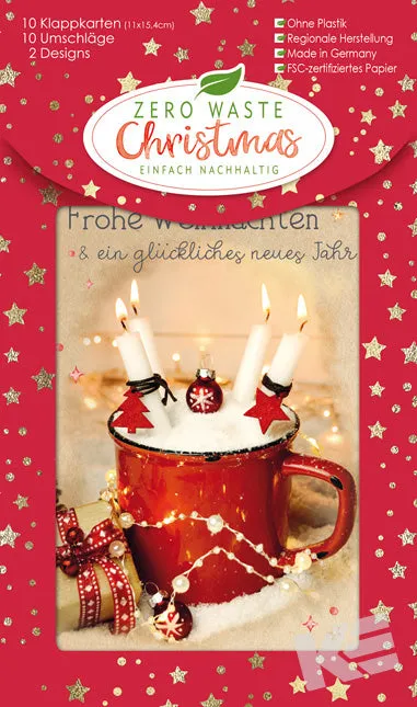 Kurt Eulzer Zero Waste 22-5795 kerstkaarten 10 stuks box
