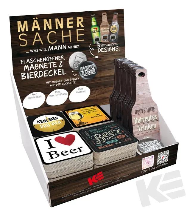 Kurt Eulzer 01-0929 display bierviltjes openers magneten