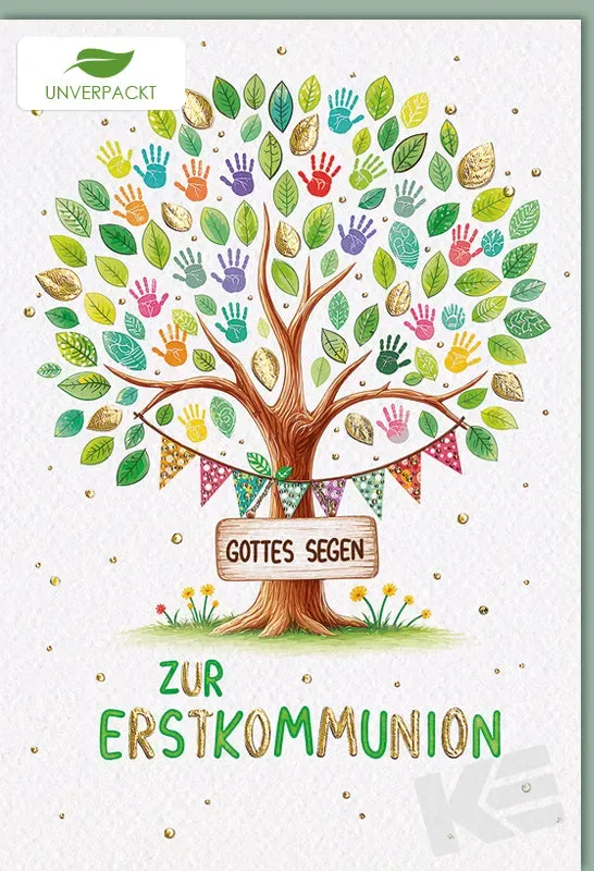 Kurt Eulzer 12-1095 communiekaart eerste communie per stuk