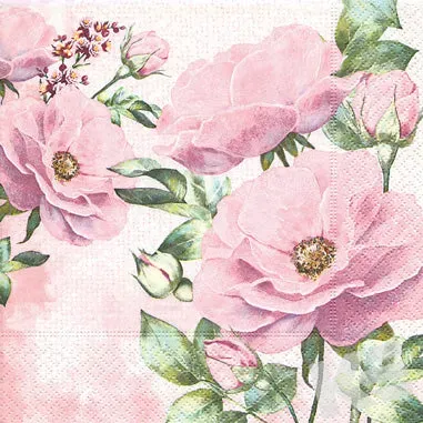 Kurt Eulzer 09-4049 servetten bloemen 33x33 papier