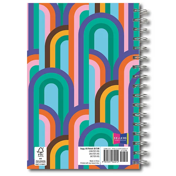 Sellers Publishing Design Essentials Color Cascade 2027 weekplanner