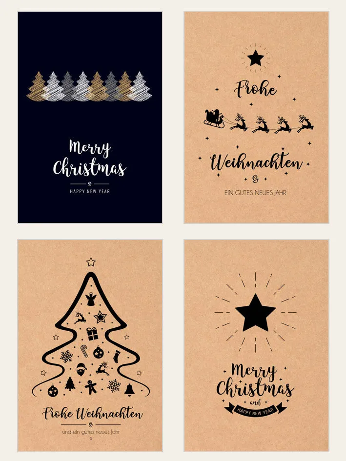Edition Seidel 20670 kerstkaarten set 30 kerstmotieven
