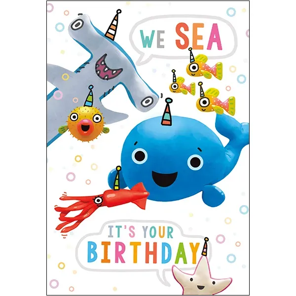 Sellers Publishing Birthday Children B11839A verjaardagskaart 6 stuks