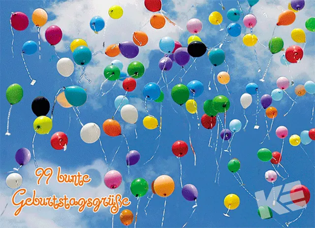 Kurt Eulzer 30-2339 wenskaarten ballon lucht 10 stuks