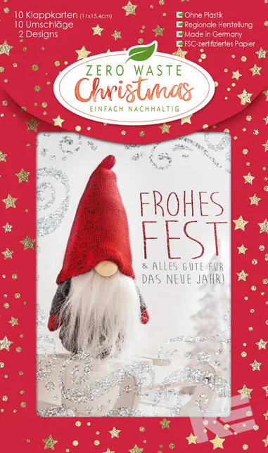 Kurt Eulzer 22-5762 Zero Waste Christmas kerstkaarten 10 stuks