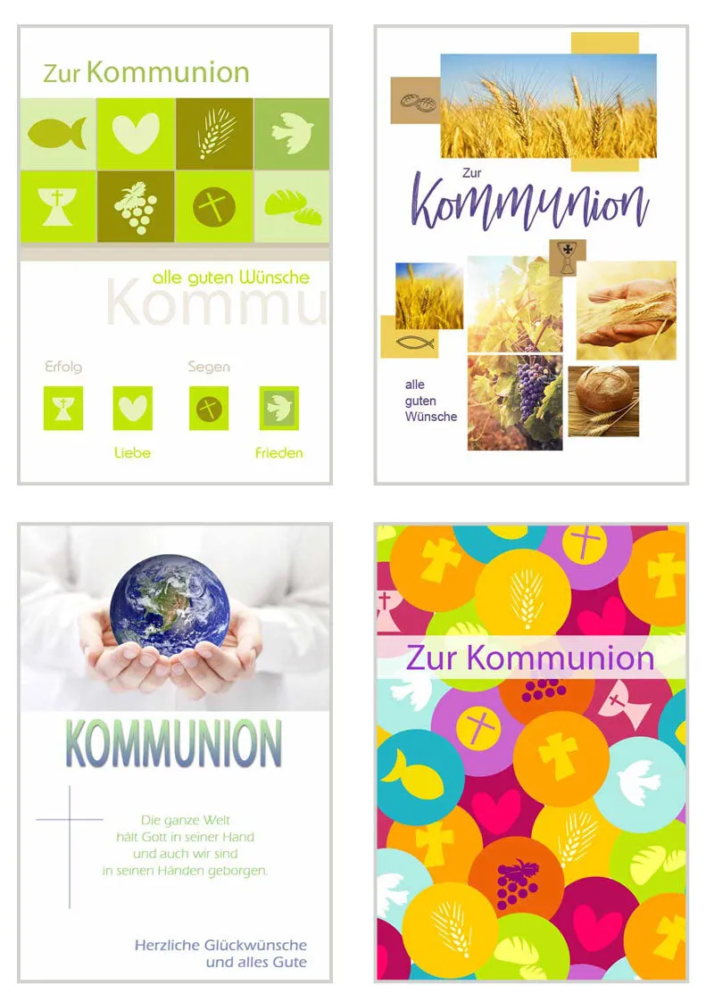 Edition Seidel communiekaarten set 12 met envelop (20163)