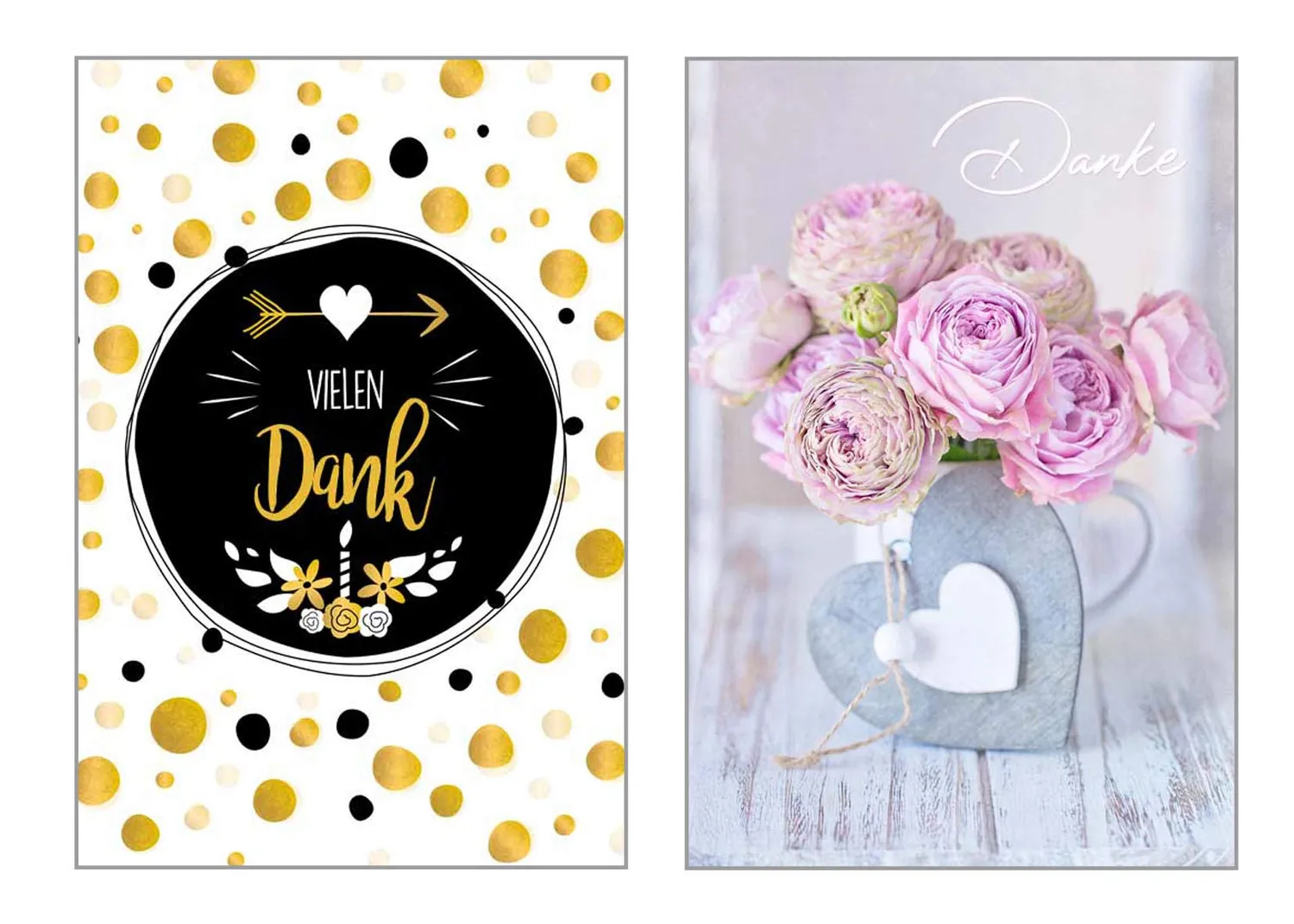 Edition Seidel 20112 bedankkaarten set van 6 met envelop blanco