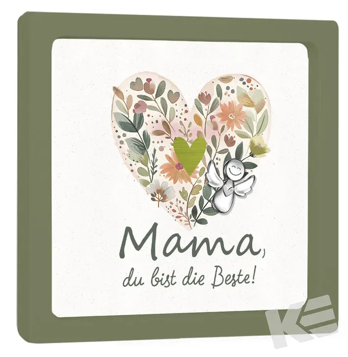 Kurt Eulzer 01-0247 babykaart hanger groen 2 stuks